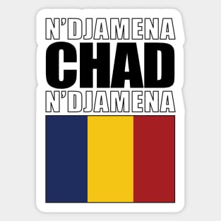 Flag of Chad Sticker